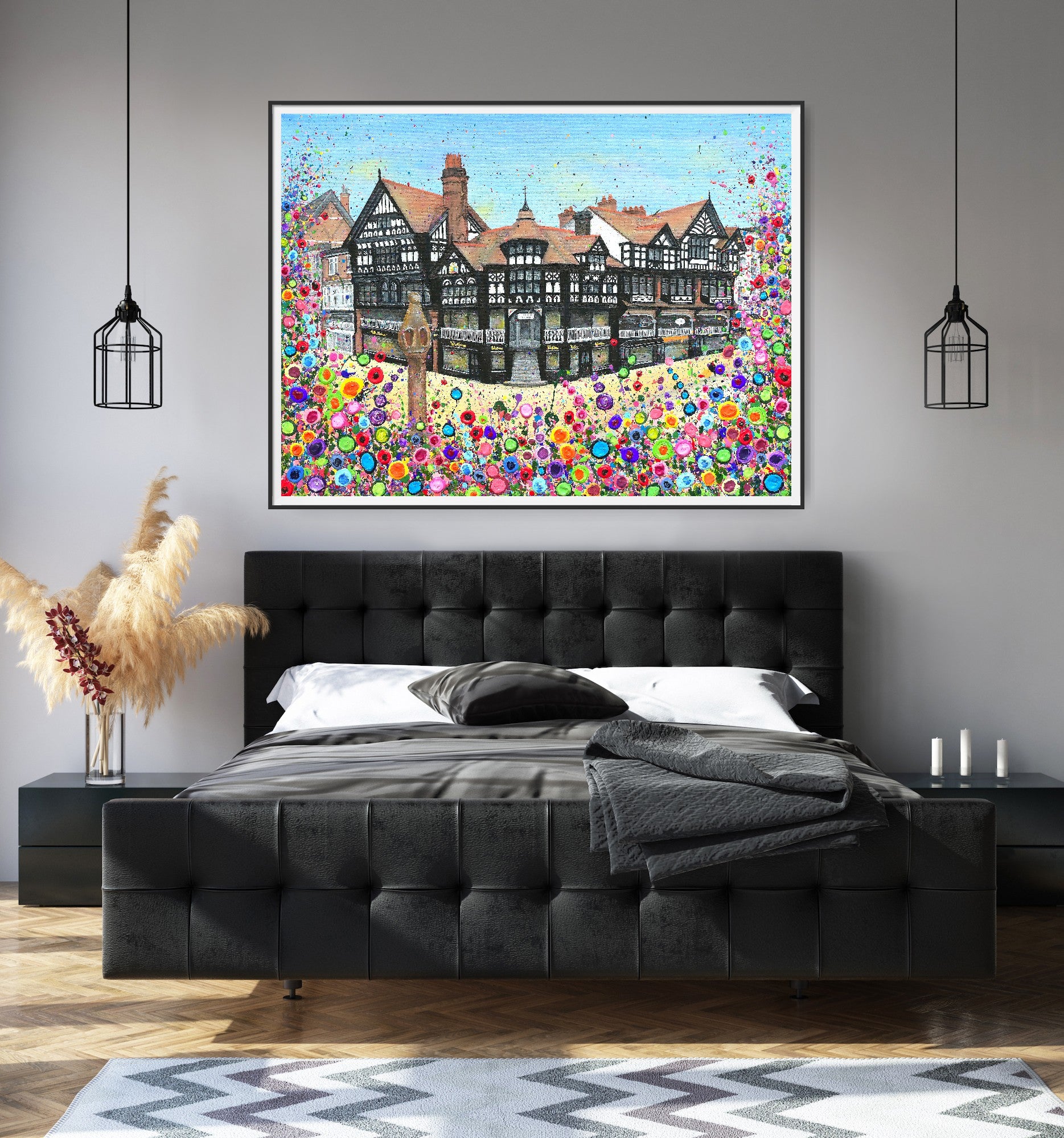 Chester Cross In Bloom PRINT ON FINE ART PAPER