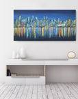 Liverpool Skyline - A Moonlit Night CANVAS PRINT