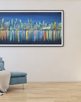 Liverpool Skyline - A Moonlit Night PRINT ON FINE ART PAPER