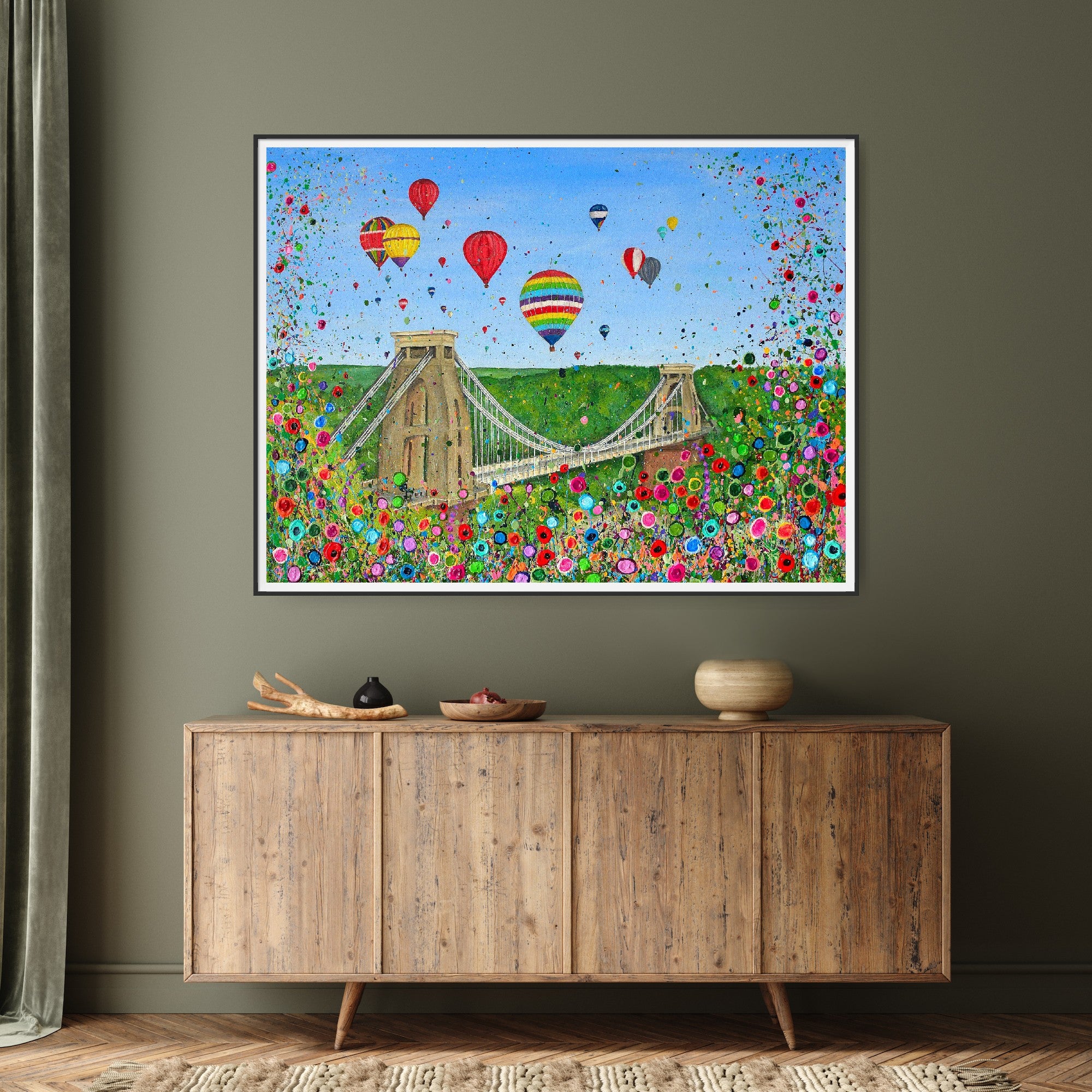 Bristol Balloon Fiesta PRINT ON FINE ART PAPER