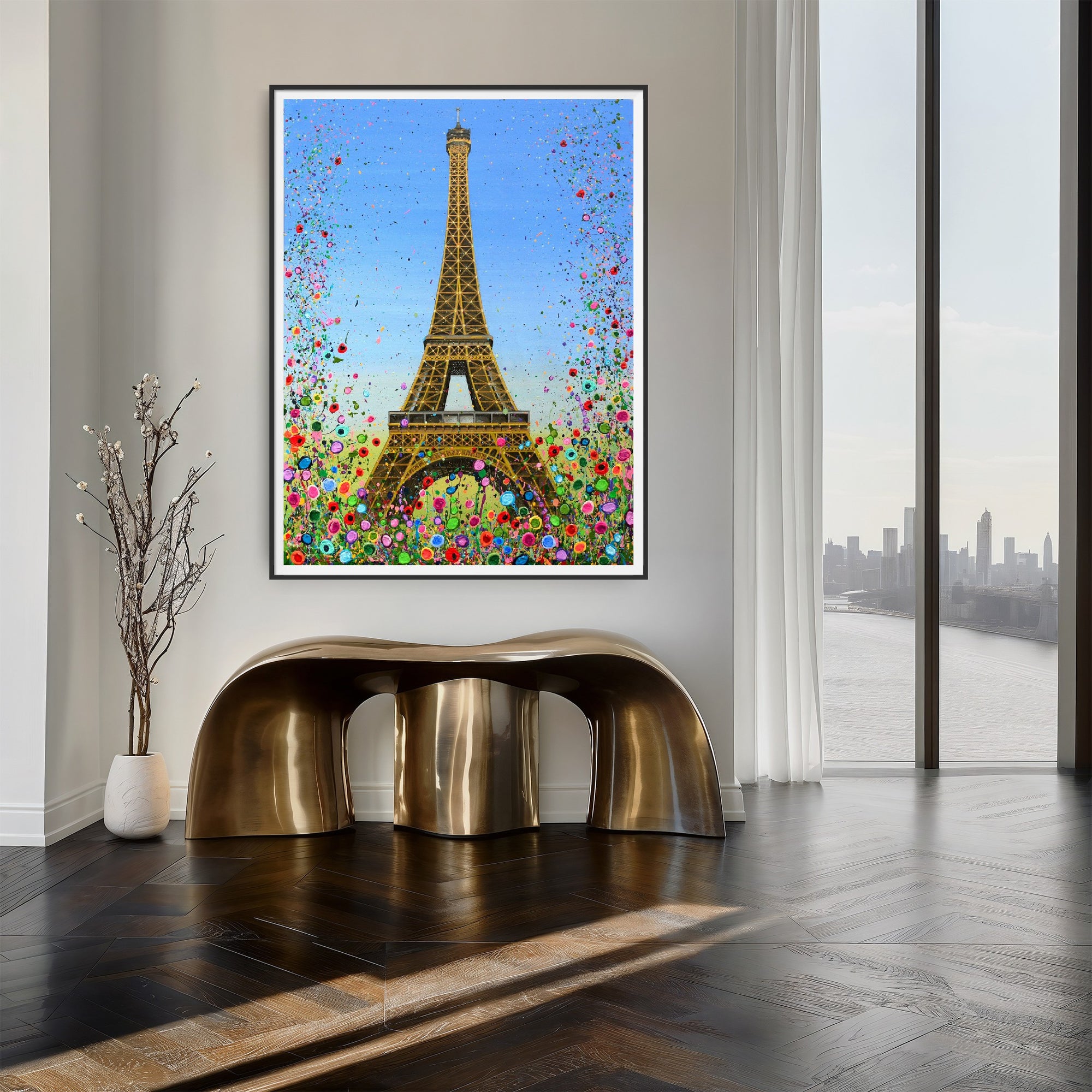 Paris In Bloom PRINT ON FINE ART PAPER