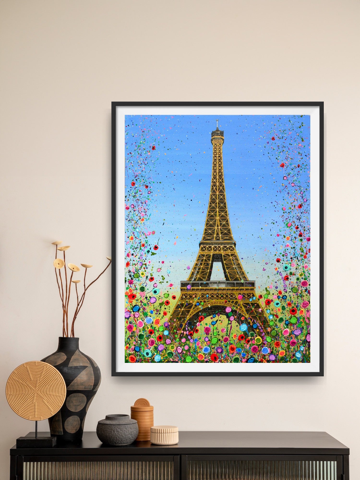 Paris In Bloom PRINT ON FINE ART PAPER