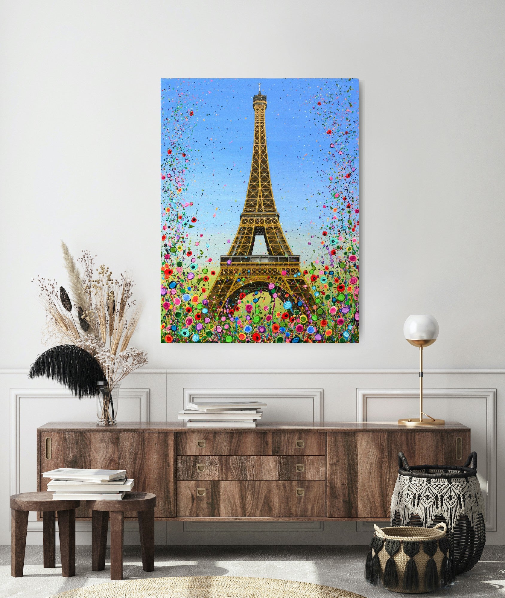Paris In Bloom CANVAS PRINT
