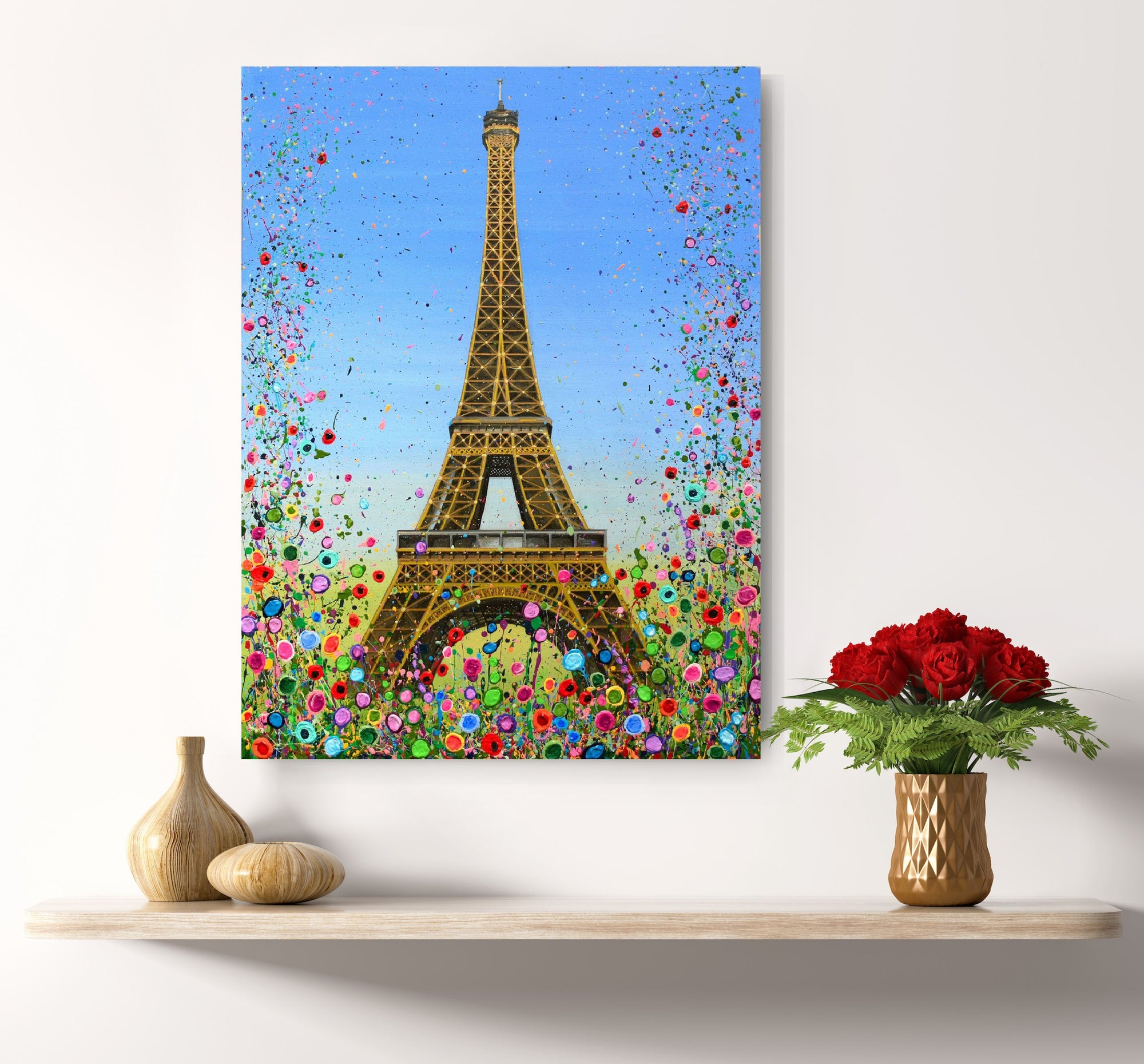 Paris In Bloom CANVAS PRINT