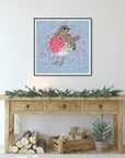 Rosie The Robin PRINT ON FINE ART PAPER