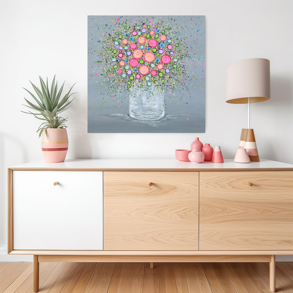 Joy In Every Bloom CANVAS PRINT – Jo Gough Art