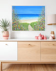 A Quiet Stroll To The Sea PRINT ON FINE ART PAPER