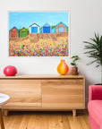 Abersoch Beach Huts PRINT ON FINE ART PAPER