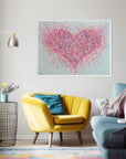 A Blissfully Happy Heart PRINT ON FINE ART PAPER