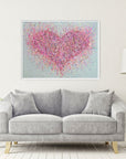A Blissfully Happy Heart PRINT ON FINE ART PAPER