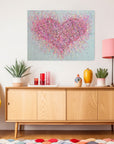 A Blissfully Happy Heart PRINT ON FINE ART PAPER