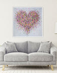 A Happy Heart SQUARE PRINT ON FINE ART PAPER