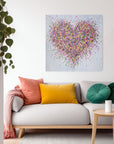 A Happy Heart SQUARE CANVAS PRINT
