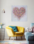 A Happy Heart SQUARE CANVAS PRINT