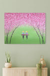 Love Blooms Along The Way CANVAS PRINT