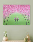 Love Blooms Along The Way CANVAS PRINT