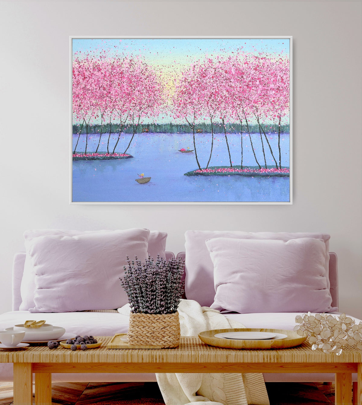 Tranquility on the Ho CANVAS PRINT