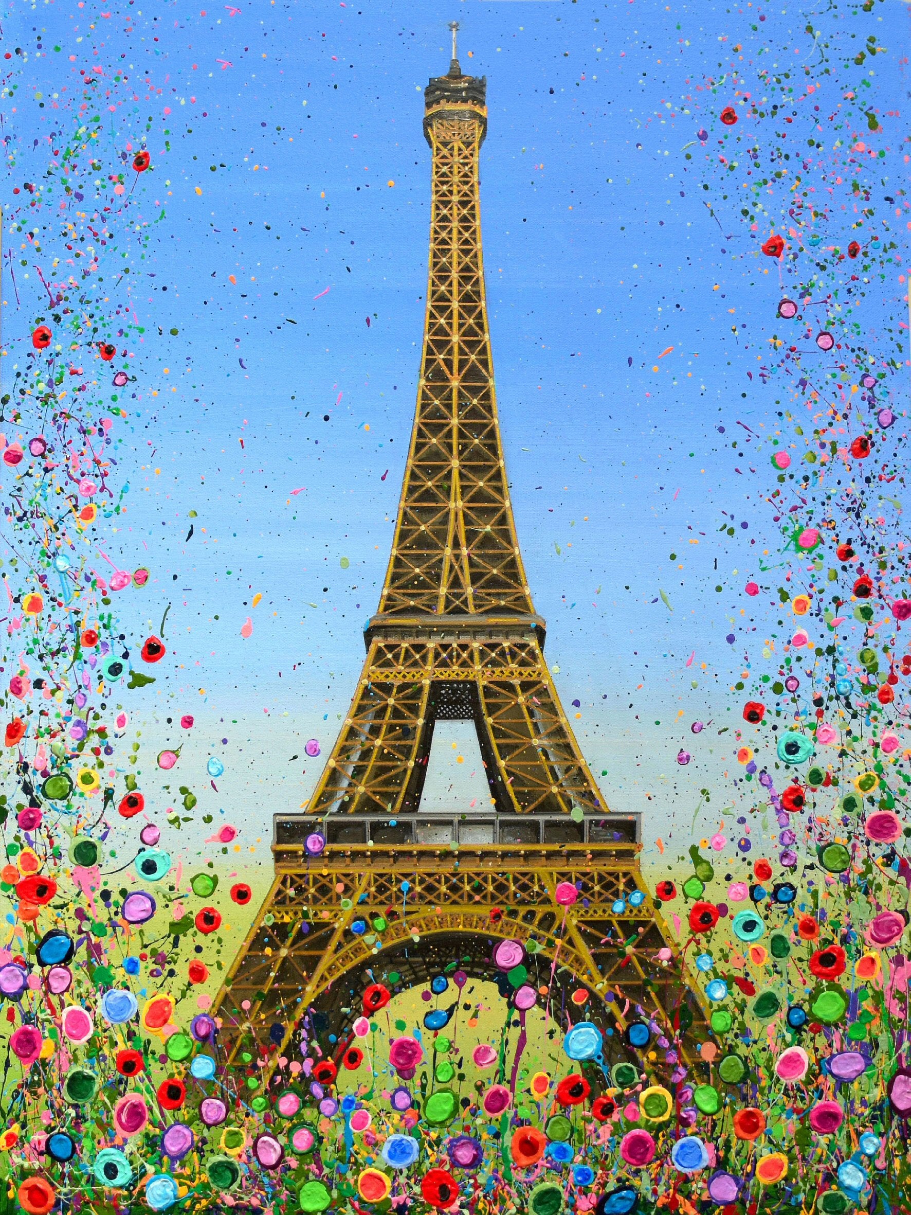 Paris In Bloom PRINT ON FINE ART PAPER