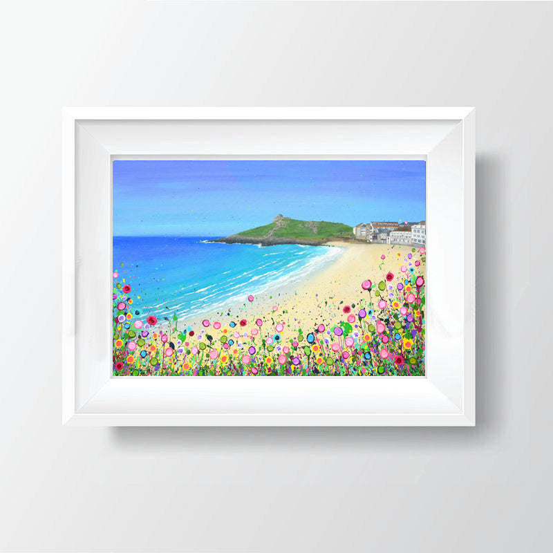 Porthmeor Beach St Ives PRINT ON FINE ART PAPER