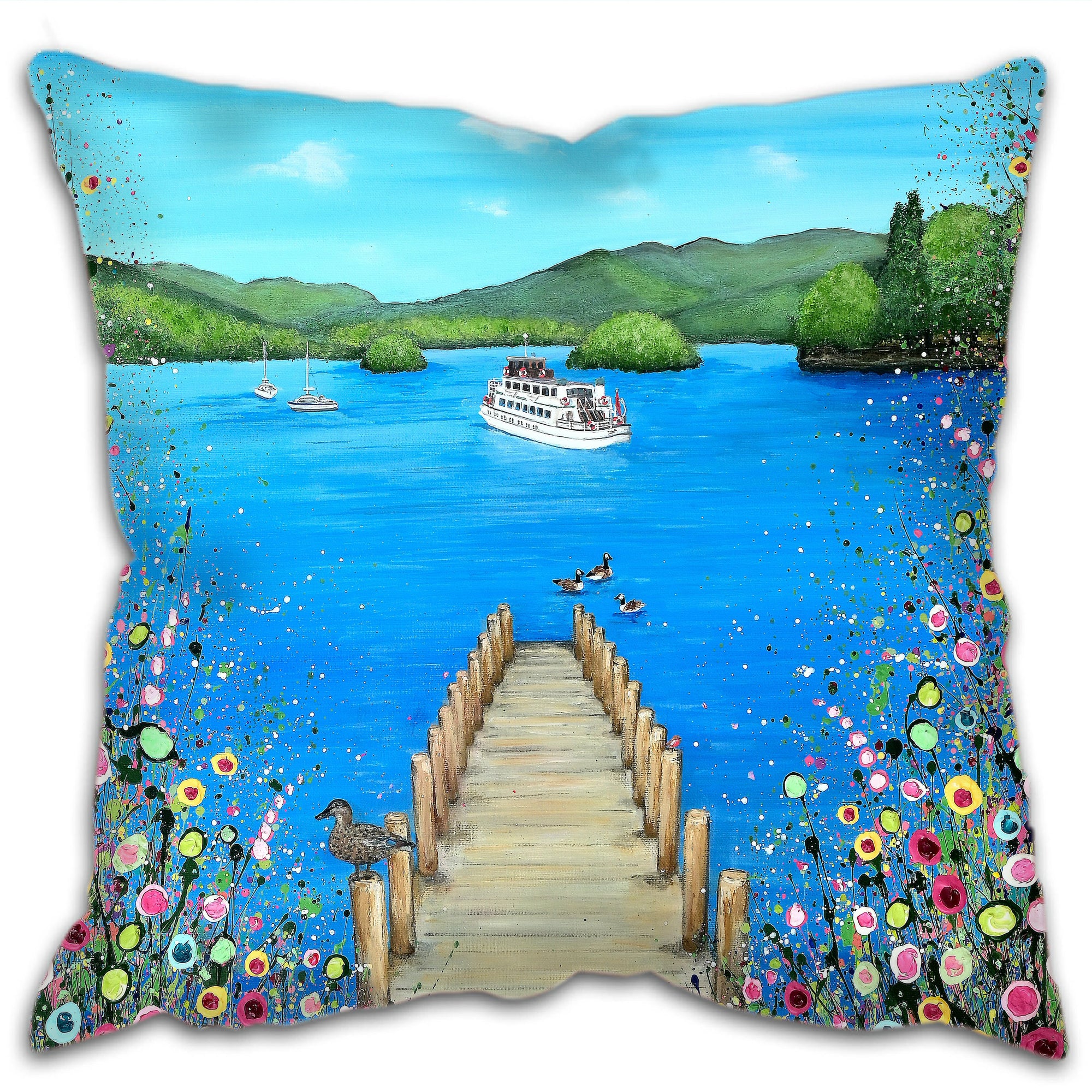 I Lost My Heart At The Lake CUSHION