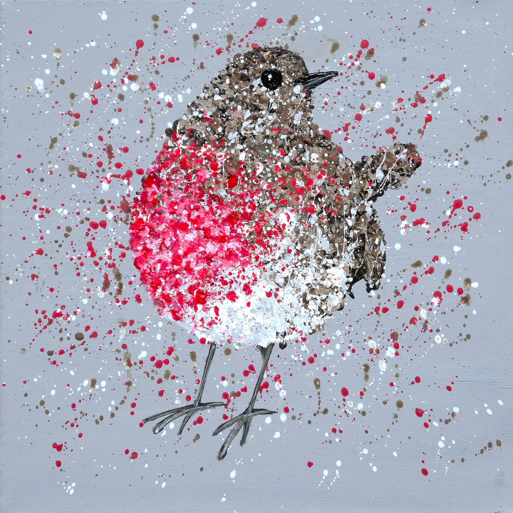 Rosie The Robin PRINT ON FINE ART PAPER