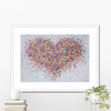 A Happy Heart PRINT ON FINE ART PAPER