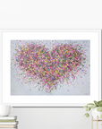 A Happy Heart PRINT ON FINE ART PAPER